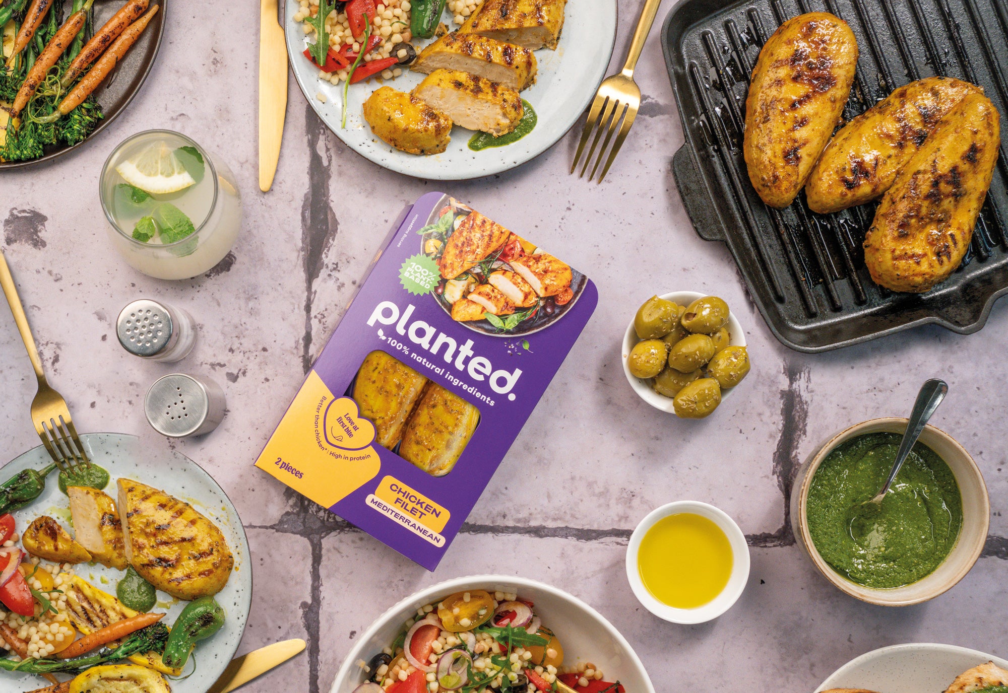 Une autre création culinaire ! planted.émincé Filet Méditerranéen