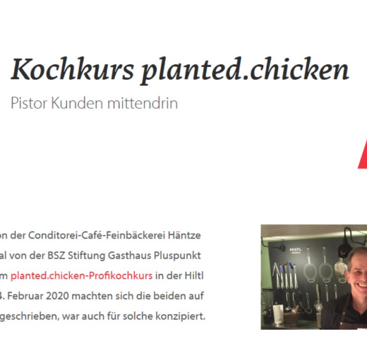 Corso di cucina planted.chicken - I clienti di Pistor nel vivo del lavoro