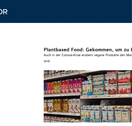 Alimentazione a base vegetale: venire per restare