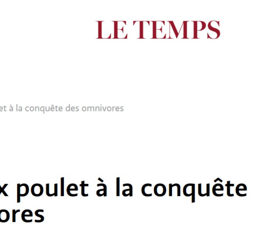 Le temps - Le faux poulet alla conquista degli onnivori