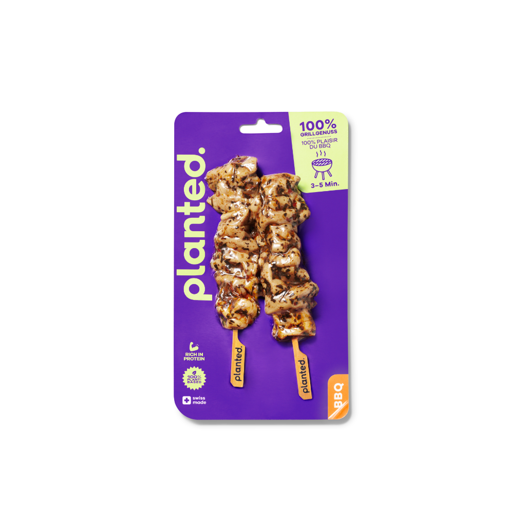 La start-up Foodtech Planted lance brochettes végétales dans le commerce