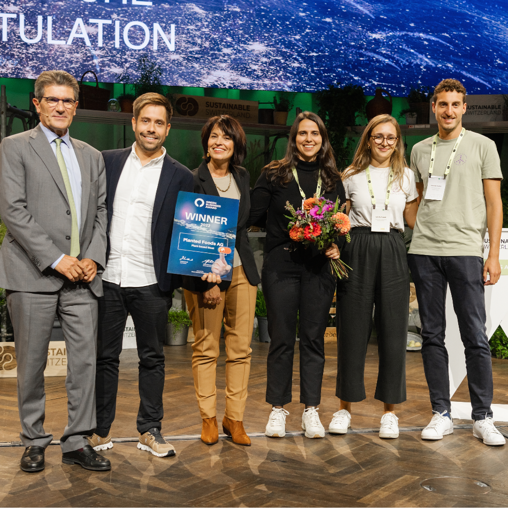 Planted è il vincitore del "Green Business Award" 2022